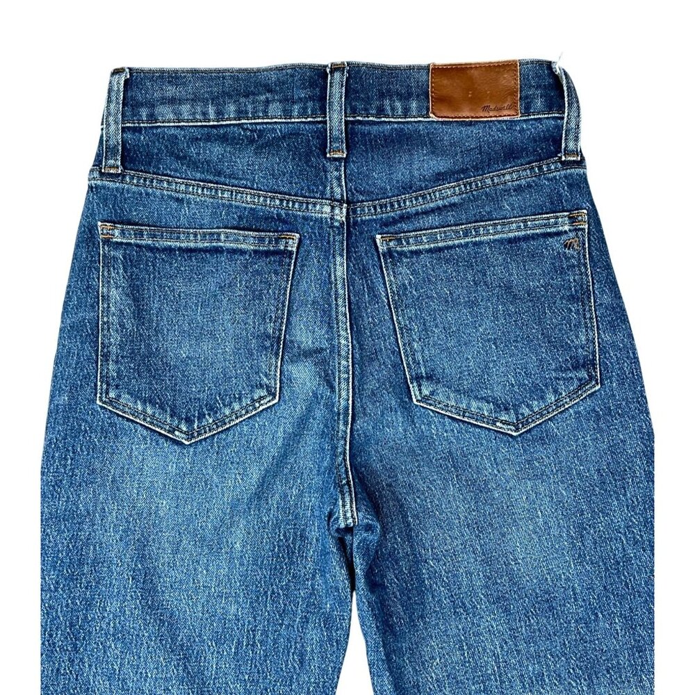Madewell Womens Classic Straight Jeans Size 24 Blue Denim Fair Trade Certified - Picture 4 of 14
